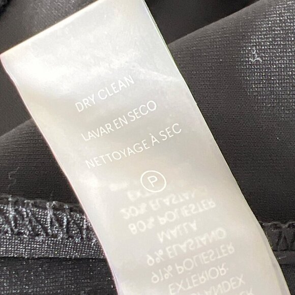 CALVIN KLEIN Off the Shoulder Cocktail Dress Black Sz 4 EUC - Picture 6 of 6